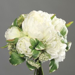 Bouquet De Pivoine  Blanc H20