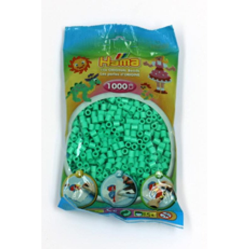 Perles hama midi vert clair x1000