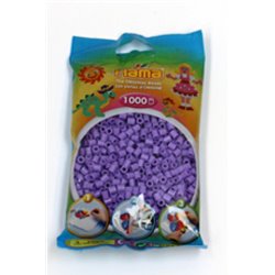Perles hama midi violet pastel x1000