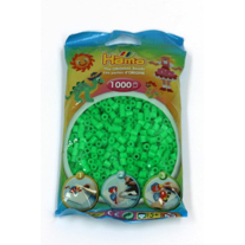 Perles hama midi vert pastel x1000