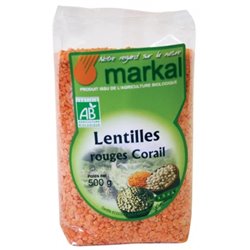 Lentilles rouges corail 500 g