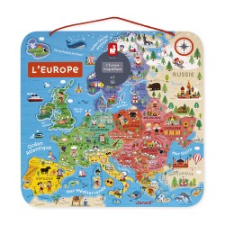 Carte D'Europe Magnétique...