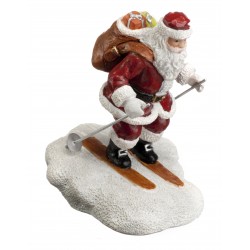 Figurine père Noël skie...