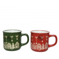 Mug Village Assortie H9 En...