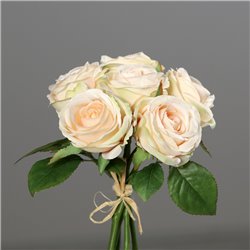 Bouquet rose 21cm crem