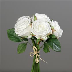 Bouquet rose 21cm blc