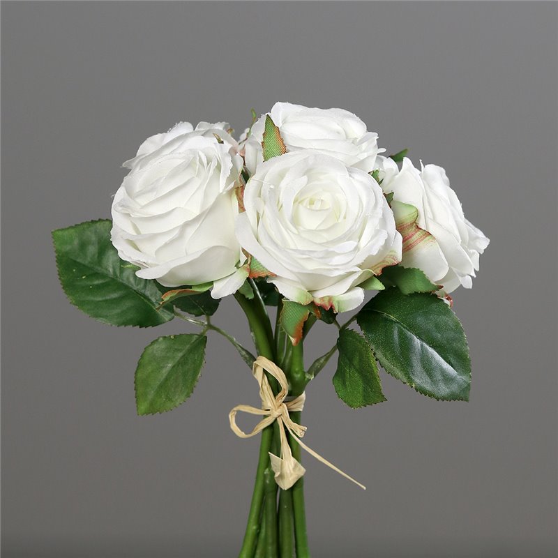 Bouquet rose 21cm blc