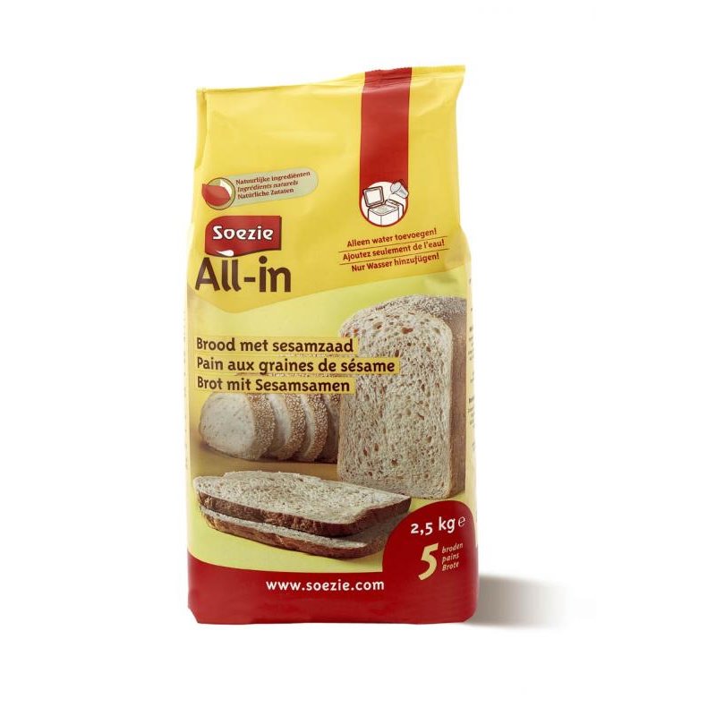 Farine all-in pour pain graines de sesame 2.5 kg