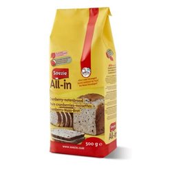 Farine all-in pour pain canberry-noisettes 500g