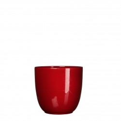 Cache-Pot Tusca Rond Rouge...