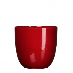 Cache-Pot Tusca Rond Rouge...