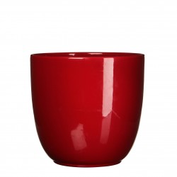 Cache-Pot Tusca Rond Rouge...