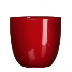 Cache-Pot Tusca Rond Rouge...