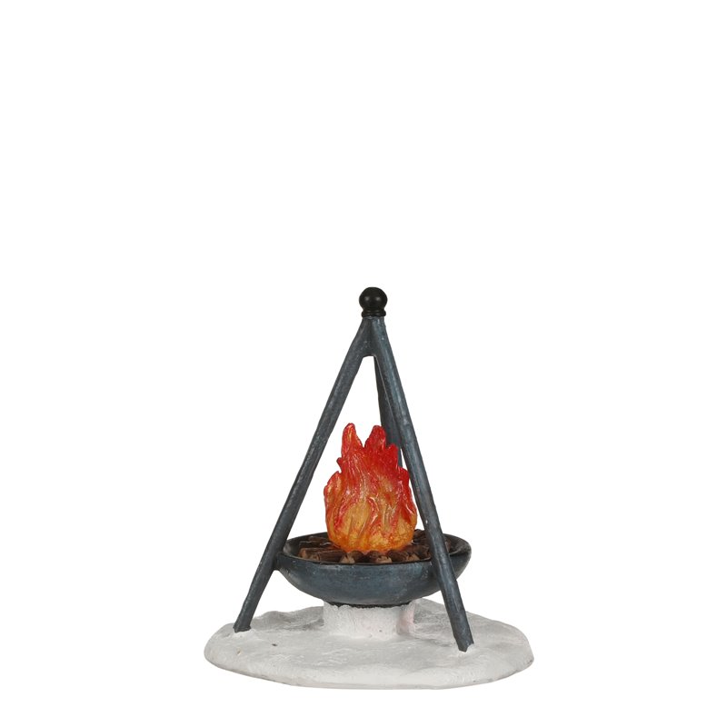 Feu tipi piles 7.5x7.5-H9 multicolore