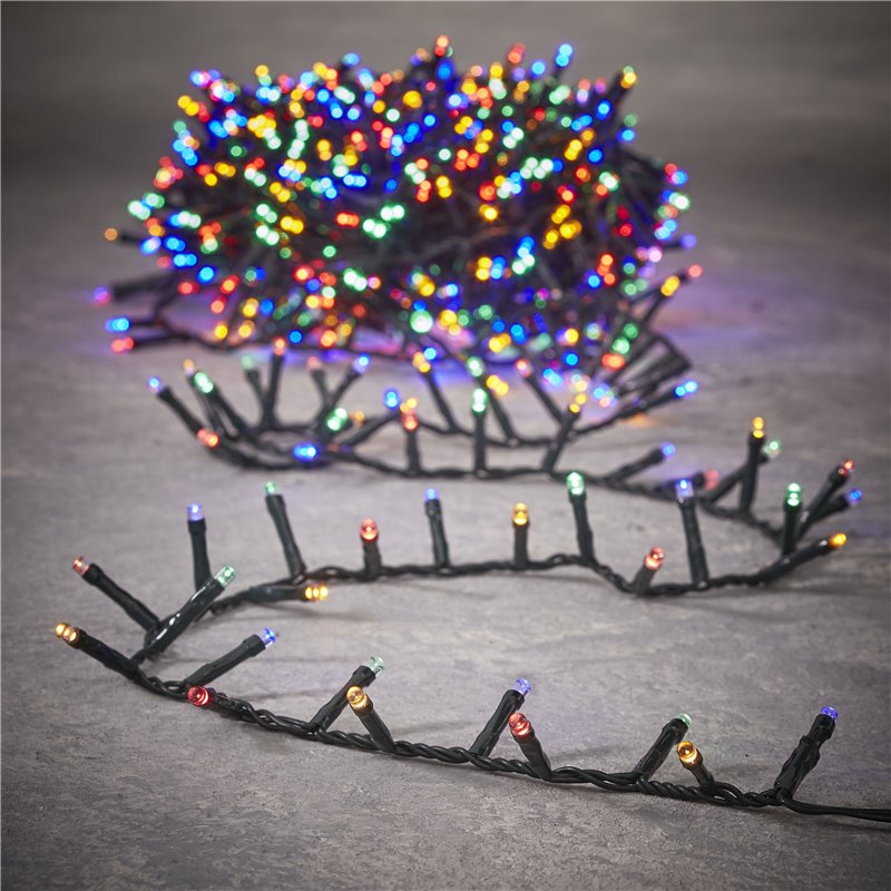 Guirlande Snake lumin. 700LED ip44 1400cm multicolore