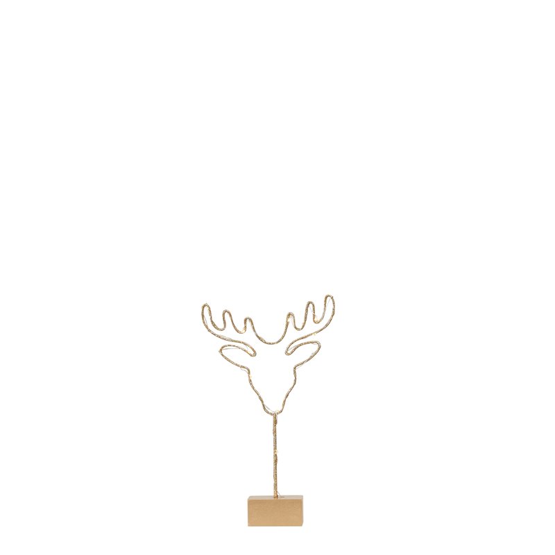 Tête de cerf pile 5x15-H16.5 or