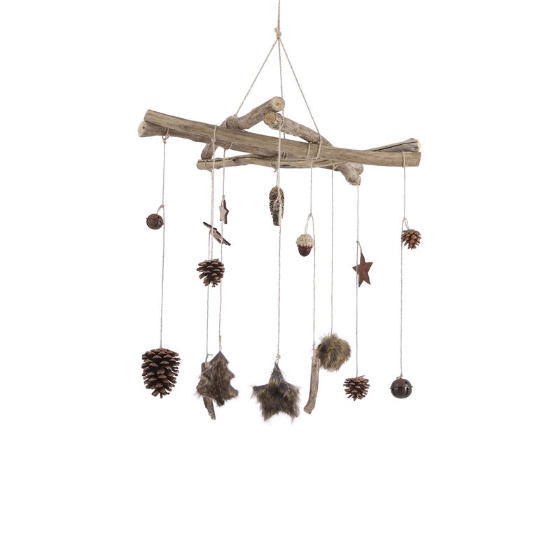 Lustre ø60-H90 marron