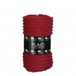 Plaid Polaire Lorens Rouge...