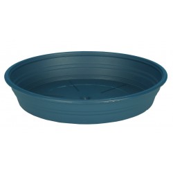 Soucoupe plastique bleu ø17