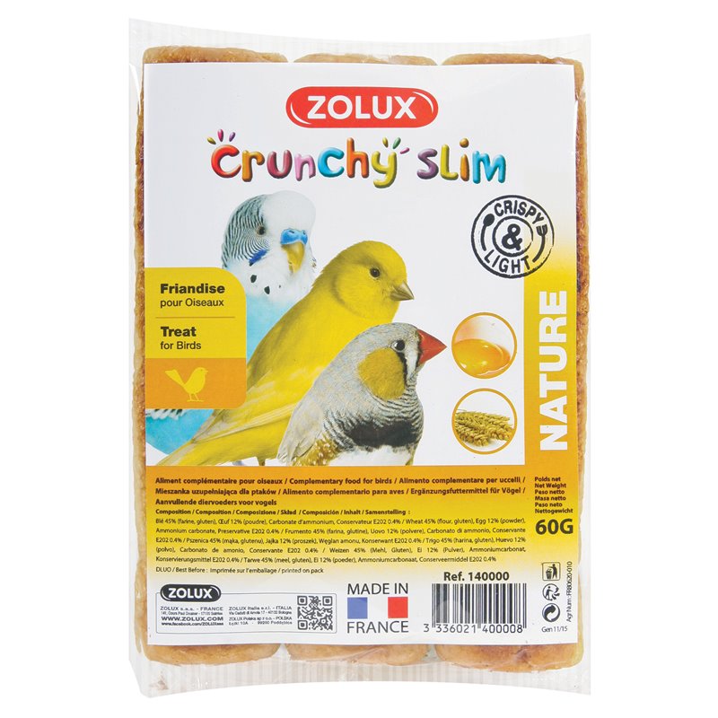 Crunchy slim oiseaux nat.3x20g