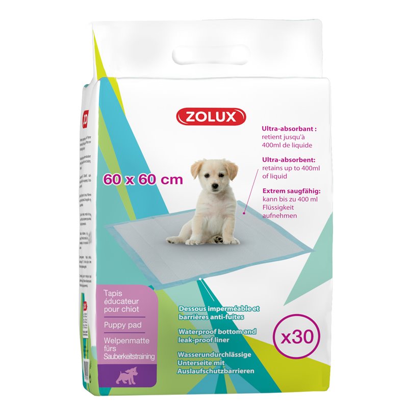 Tapis educateur chiot 60x60cm x30