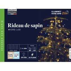 Rideau De Sapin Led Blanc...