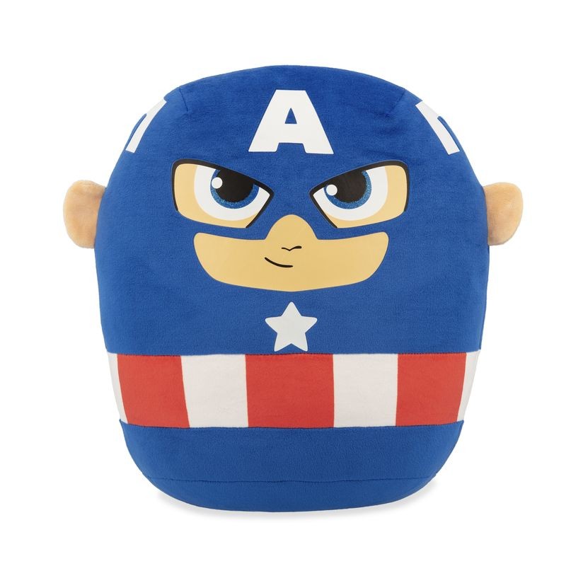 TY - MARVEL SQUISH A BOOS - COUSSIN CAPTAIN AMERICA 20 CM - TY39257 -  Cdiscount Maison