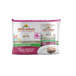 Hfc megapack thon et poulet 6x55g almo nature