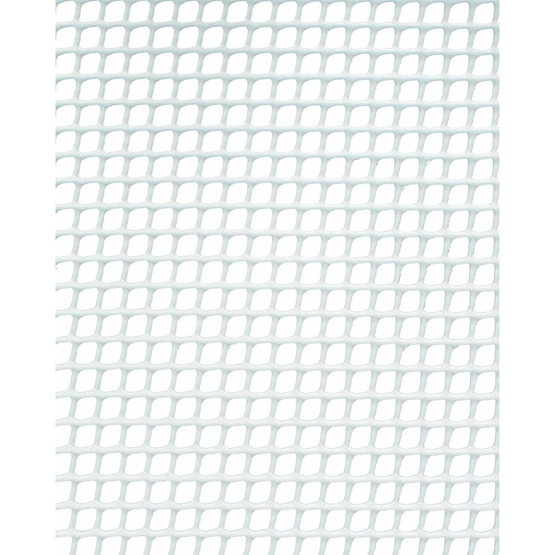 CUADRANET Grillage plastique maille 5x5 Blanc VENDU AU ML