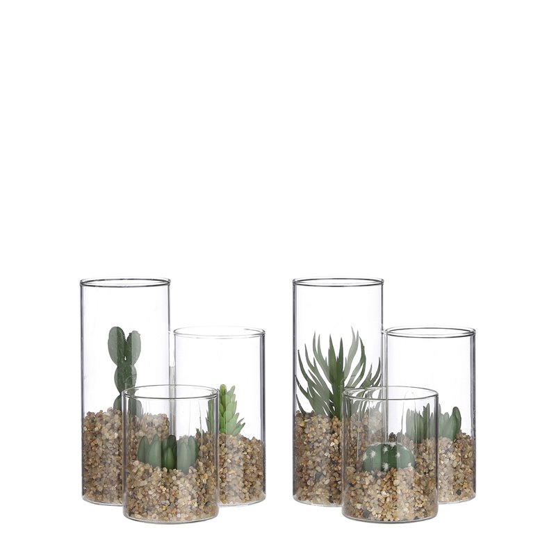 Succulente ø11-H13 2ass vert