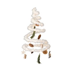 Spiral sapin pes a/led a/deco int/pil ø28 blanc chaud
