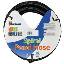 Tuyau noir spiral pond hose superfish 20mm-30m