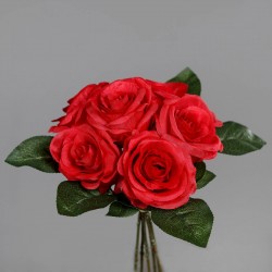 Bouquet Rose X6  Rouge H27