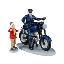 Set De 2 Policier À Moto...