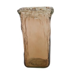 Vase Soufflé Carré Beige En...