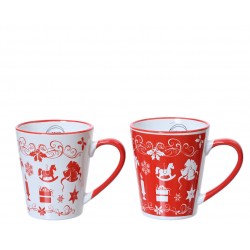 Mug Motif Noël Rouge/Blanc...