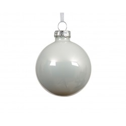 Boule Blanc En Verre Ø10 -...
