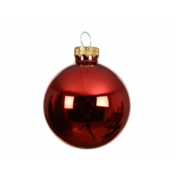 Boule Rouge En Verre Ø10 -...