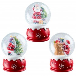 Boule À Eau Père Noël Rouge...
