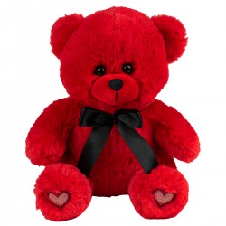Peluche Ours Rouge + Noeud...