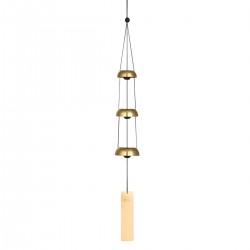 Cloche De Temple Trio Doré H61