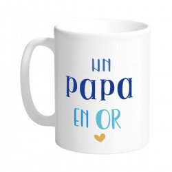 Mug Papa En Or H9.5-PETITS...