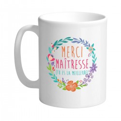 Mug Merci Maîtresse Floral...
