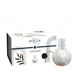Lampe Marbrure Blanc...