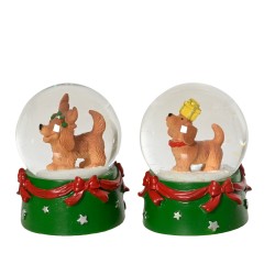Boule à neige chien Ø6.5 -...