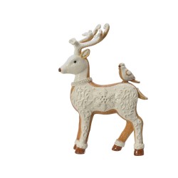 Cerf pain d'epice blanc H22...