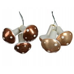 Champignon sur pic brun X2...