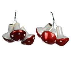 Champignon sur pic rouge X2...