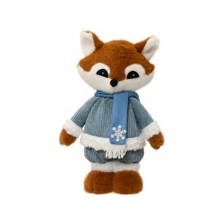 Renard pyjama bleu/blanc...