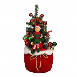Sapin+Elfe Led Rouge...